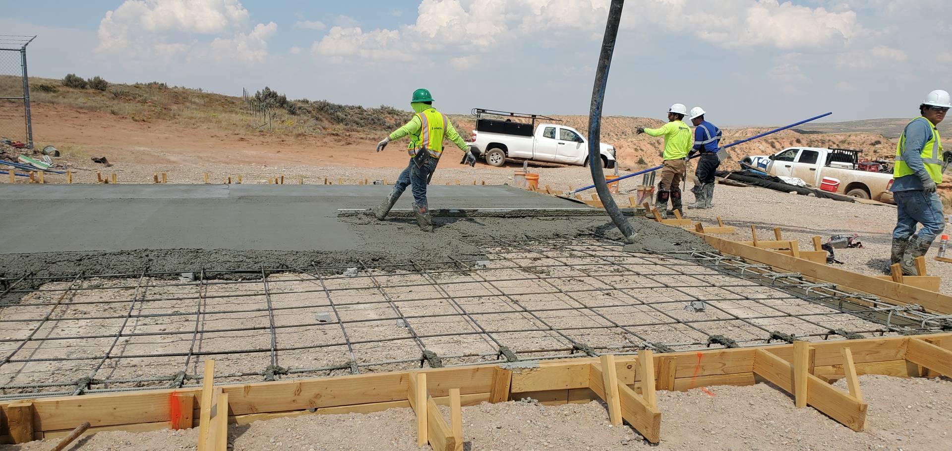 Construction Wyoming landscape